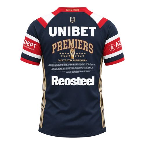 ADIDAS SYDNEY ROOSTERS PREMIERSHIP REPLICA JERSEY 2026