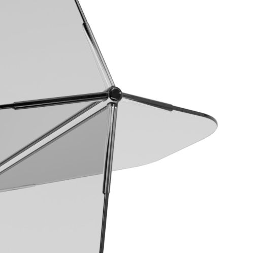 CUESOUL ROST 77 BIG STND WING | CLEAR RED LOGO