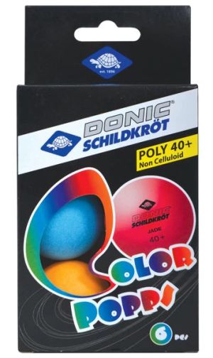 DONIC COLOUR POPPS TABLE TENNIS | 6 PACK