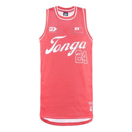 DYNASTY TONGA RL BASKETBALL SINGLET 2024