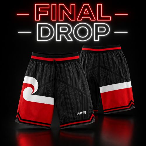MANTIS TINO RANGATIRATANGA BASKETBALL SHORTS