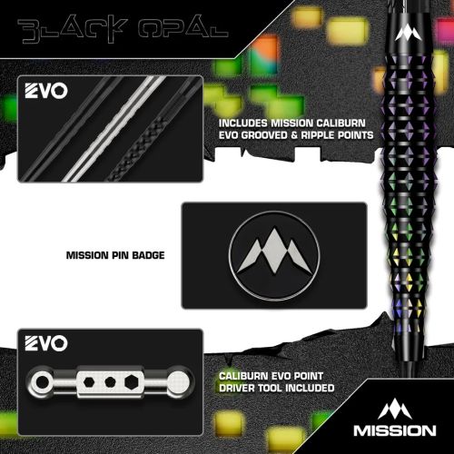 MISSION BLACK OPAL 95% TUNGSTEN BOX