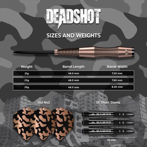 MISSION DEAD SHOT 95% TUNGSTEN