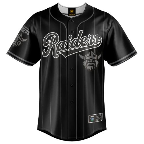 NRL BLACKOUT BASEBALL SHIRT 2025