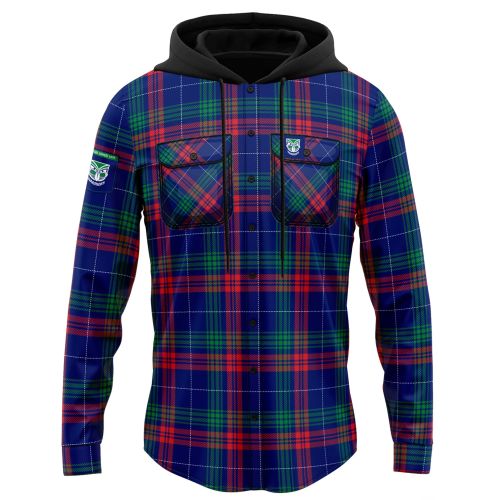 WARRIORS HIGHLAND HOODED FLANNEL SHIRT