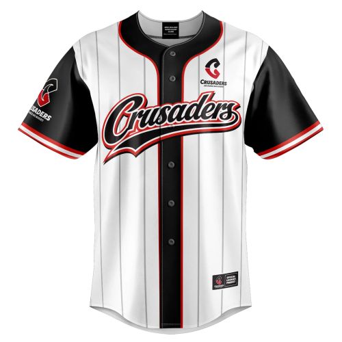 CRUSADERS SUPER RUGBY SHORTSTOP BASEBALL JERSEY