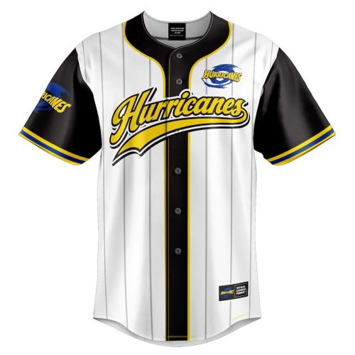 HURRICANES SUPER RUGBY SHORTSTOP BASEBALL JERSEY