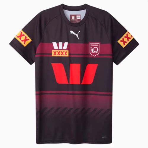PUMA QLD MAROONS MENS TRAINING TEE 2025
