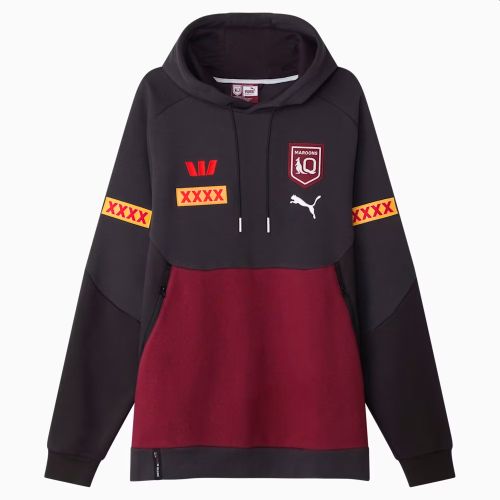 PUMA QLD MAROONS MENS TEAM HOODIE 2025