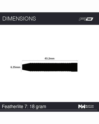 RED DRAGON FEATHERLITE 7 | 85% TUNGSTEN