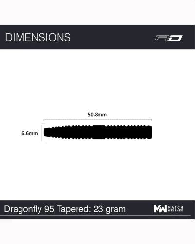 RED DRAGON DRAGONFLY 95 BLACK 95% TUNGSTEN