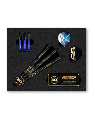 RED DRAGON LUKE HUMPHRIES 50 YEAR PLAYER EDITION DART SET