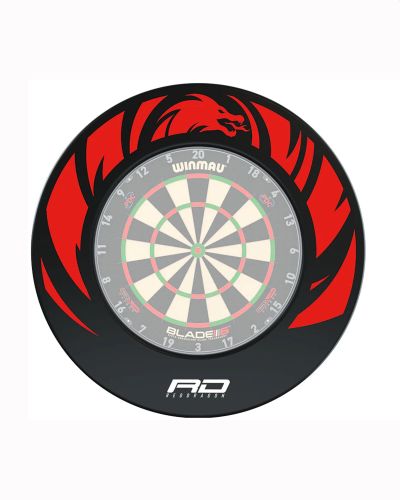 RED DRAGON - DRAGON DESIGN DARTBOARD SURROUND