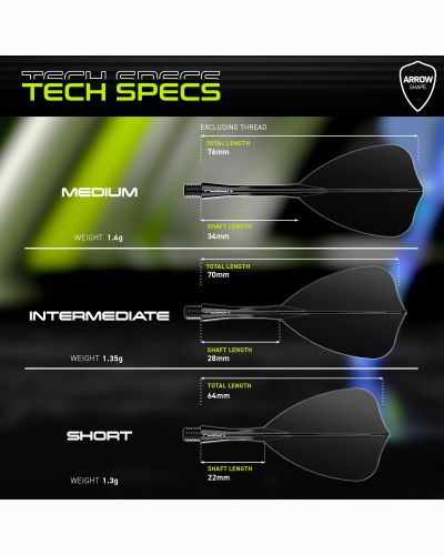 WINMAU FUSION INTEGRATED ARROW FLIGHTS