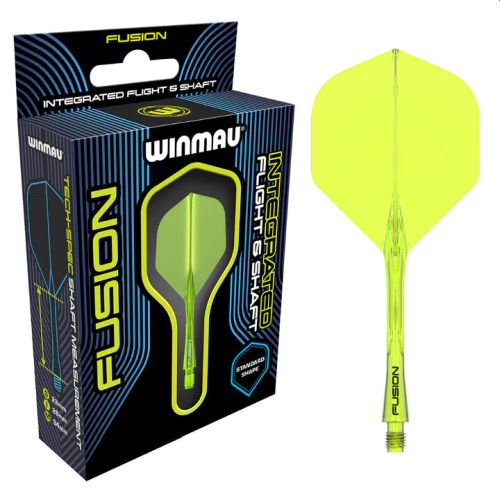 WINMAU FUSION INTEGRATED FLIGHT & SHAFT | CLEAR