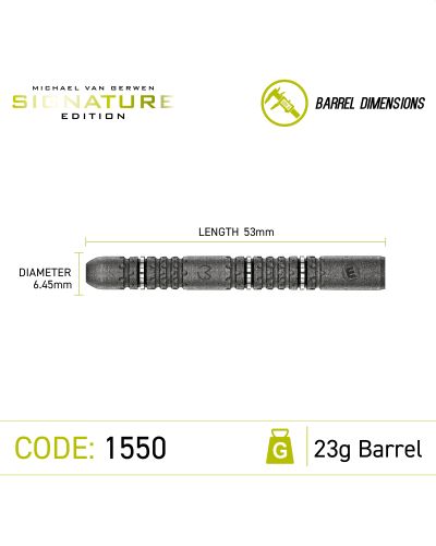 WINMAU MVG SIGNATURE EDITION 90% TUNGSTEN