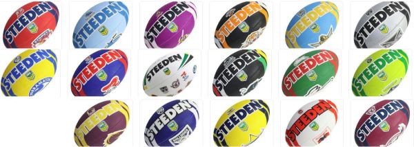 STEEDEN NRL TEAM MINI SUPPORTER BALL