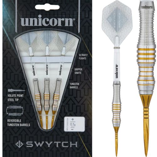 UNICORN SWYTCH STEEL & SOFT TIP REVERSIBLE BARRELS 80% TUNGSTEN