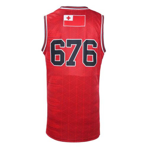 DYNASTY TONGA RL WORLD CUP KIDS BASKETBALL SINGLET