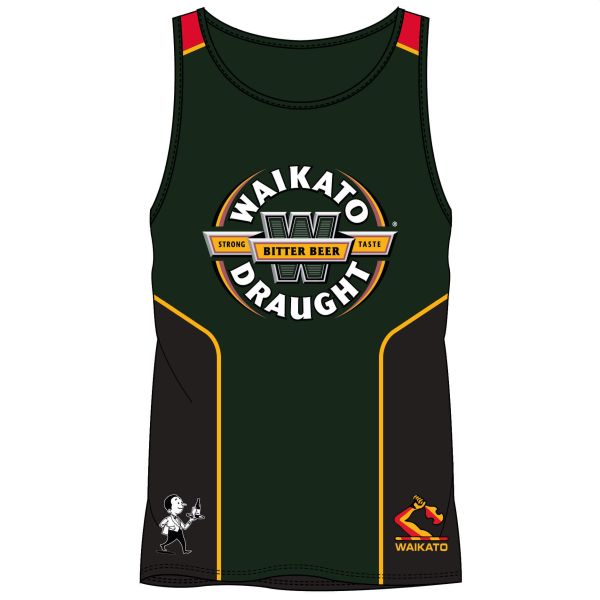 KUKRI WAIKATO RUGBY WILLY THE WAITER SINGLET
