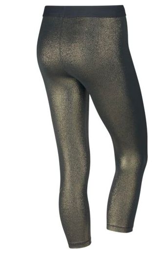 NIKE WOMENS PRO COOL CAPRI GOLD