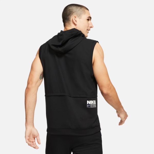 NIKE MENS SLEEVELESS GRAPHIC TRAINING HOODIE