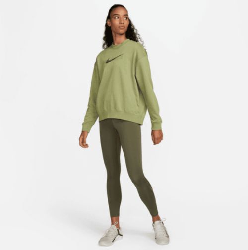 NIKE WOMENS GRAPHIC TRAINING CREW SWEATSHIRT