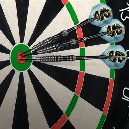 SHOT SCIMITAR STEEL TIP DART SET