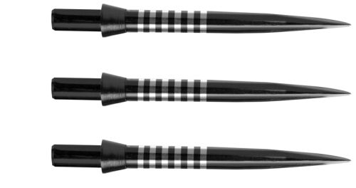 WINMAU FREEFLO RE-GROOVED BLACK POINTS