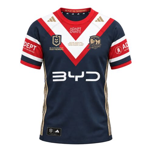 ADIDAS SYDNEY ROOSTERS PREMIERSHIP REPLICA JERSEY 2026