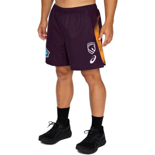 ASICS BRONCOS TRAINING SHORTS 2026 | MAROON