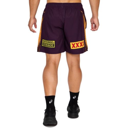 ASICS BRONCOS TRAINING SHORTS 2026 | MAROON
