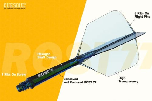 CUESOUL ROST 77 INTEGRATED BIG WING | CLEAR