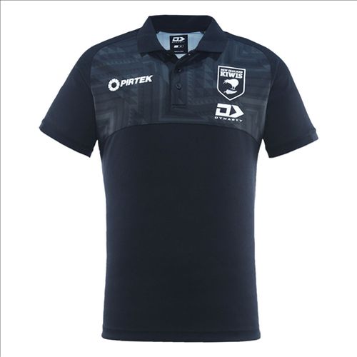 DYNASTY MENS KIWIS RL POLO 2024 | BLACK