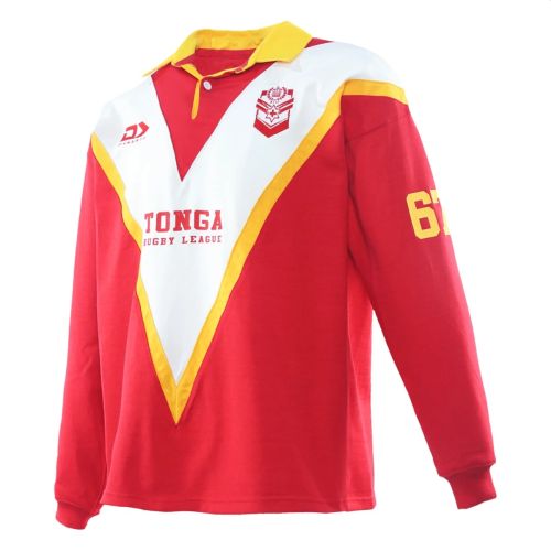 DYNASTY TONGA RL LONG SLEEVE THROWBACK JERSEY
