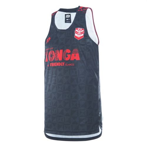 DYNASTY TONGA RL TRAINING SINGLET 2026 | BLACK