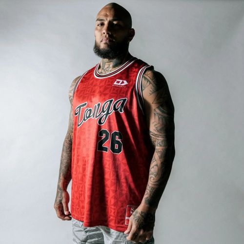 DYNASTY TONGA RL BASKETBALL SINGLET 2026