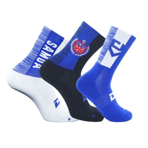 DYNASTY TOA SAMOA RL 3 PACK CREW SOCKS