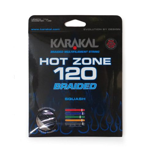 KARAKAL HOT ZONE 120 BRAIDED SQUASH STRING