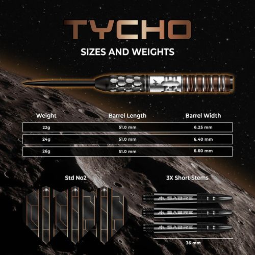 MISSION TYCHO 95% TUNGSTEN