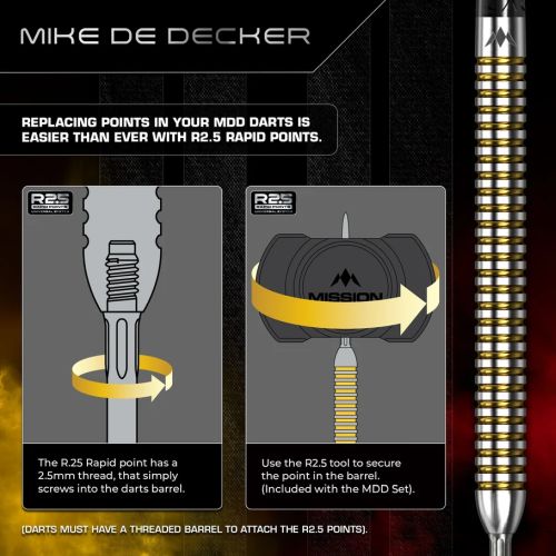 MISSION MIKE DE DECKER R2.5 V2 95% TUNGSTEN