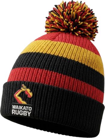 NEW BALANCE WAIKATO RUGBY POM POM BEANIE