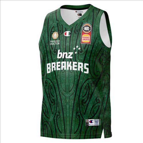 CHAMPION NZ BREAKERS INDIGENOUS JERSEY NBL23/2024