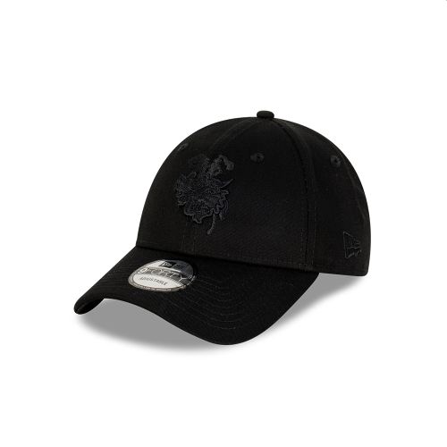 NEW ERA 9FORTY NRL TEAM BLACK ON BLACK CAP 2025
