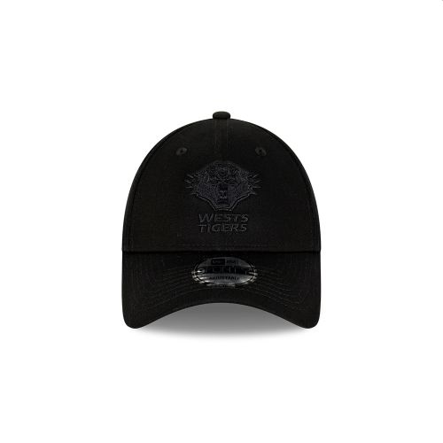 NEW ERA 9FORTY NRL TEAM BLACK ON BLACK CAP 2025