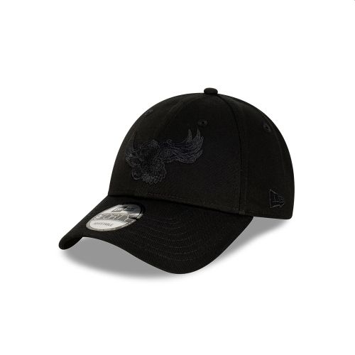 NEW ERA 9FORTY NRL TEAM BLACK ON BLACK CAP 2025