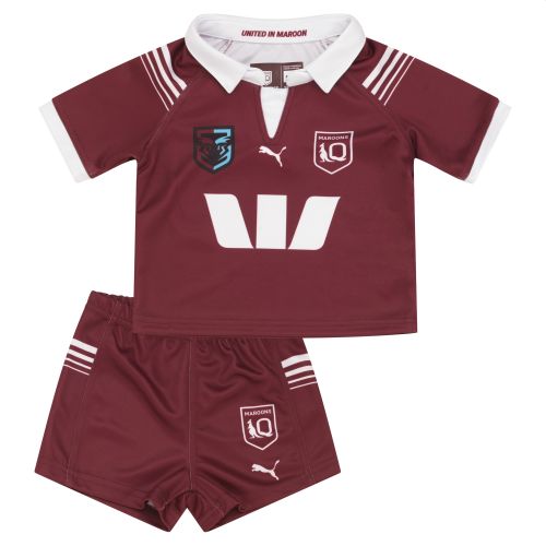 PUMA QLD MAROONS INFANT HOME KIT 2024