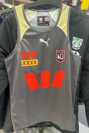 PUMA QLD MAROONS TRAINING SINGLET 2026 | GRAY