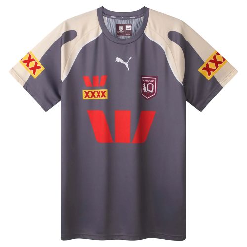 PUMA QLD MAROONS TRAINING TEE 2026 | GRAY