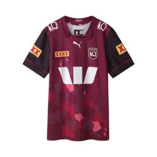 PUMA QLD MAROONS REPLICA TRAINING JERSEY 2026